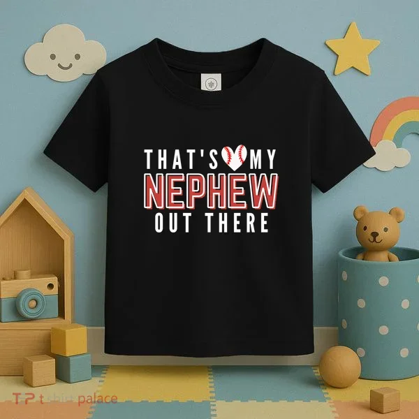 My Nephew Baseball Aunt Toddler T-Shirt