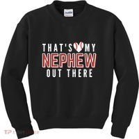 My Nephew Baseball Aunt Kids Sweatshirt thumb 0