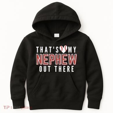 My Nephew Baseball Aunt Kids Hoodie