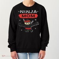 Mom Ninja Birthday Gift Ideas Birthday Mom Ninja Women's Sweatshirt thumb 0