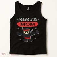 Mom Ninja Birthday Gift Ideas Birthday Mom Ninja Tank Top thumb 2