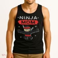 Mom Ninja Birthday Gift Ideas Birthday Mom Ninja Tank Top thumb 3