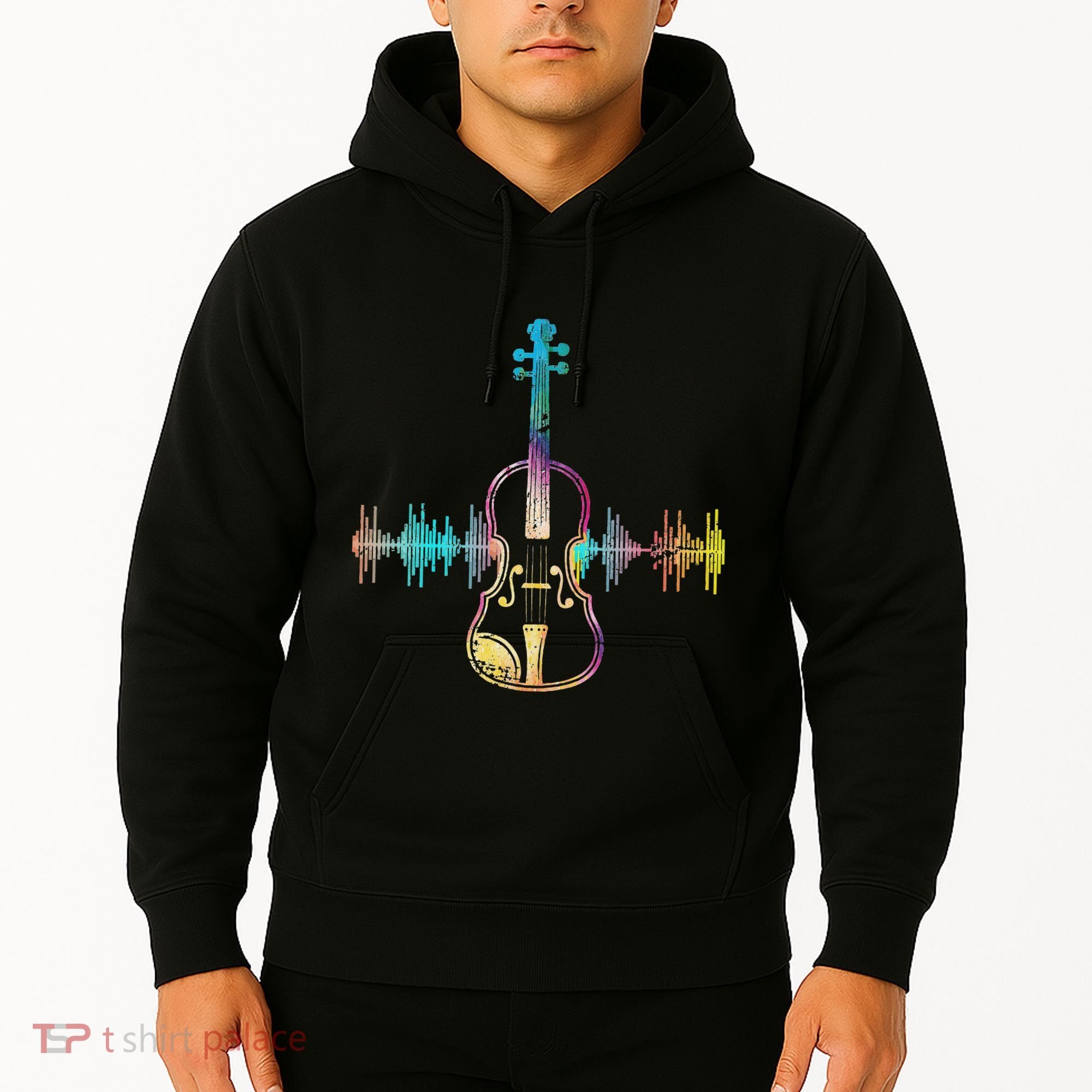 Music Notes Classical Musician Violin Player Gift Violin Hoodie