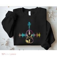 Music Notes Classical Musician Violin Player Gift Violin Sweatshirt thumb 2
