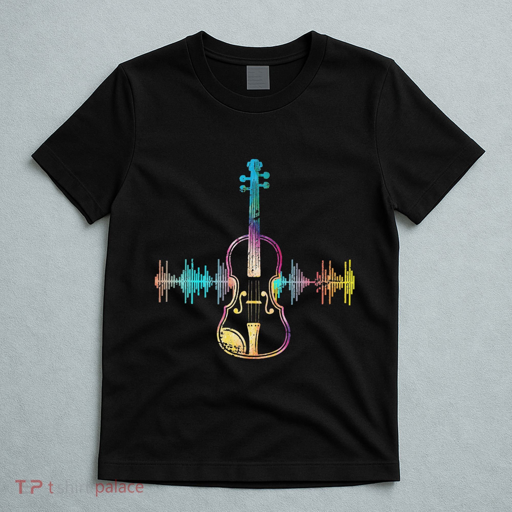 Music Notes Classical Musician Violin Player Gift Violin T-Shirt