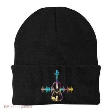 Music Notes Classical Musician Violin Player Gift Violin Beanie