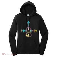 Music Notes Classical Musician Violin Player Gift Violin Women's Hoodie thumb 0