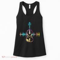 Music Notes Classical Musician Violin Player Gift Violin Women's Tank Top thumb 0