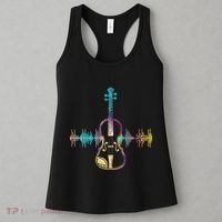 Music Notes Classical Musician Violin Player Gift Violin Women's Tank Top thumb 3
