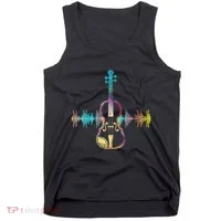 Music Notes Classical Musician Violin Player Gift Violin Tank Top thumb 0