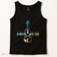 Music Notes Classical Musician Violin Player Gift Violin Tank Top thumb 2