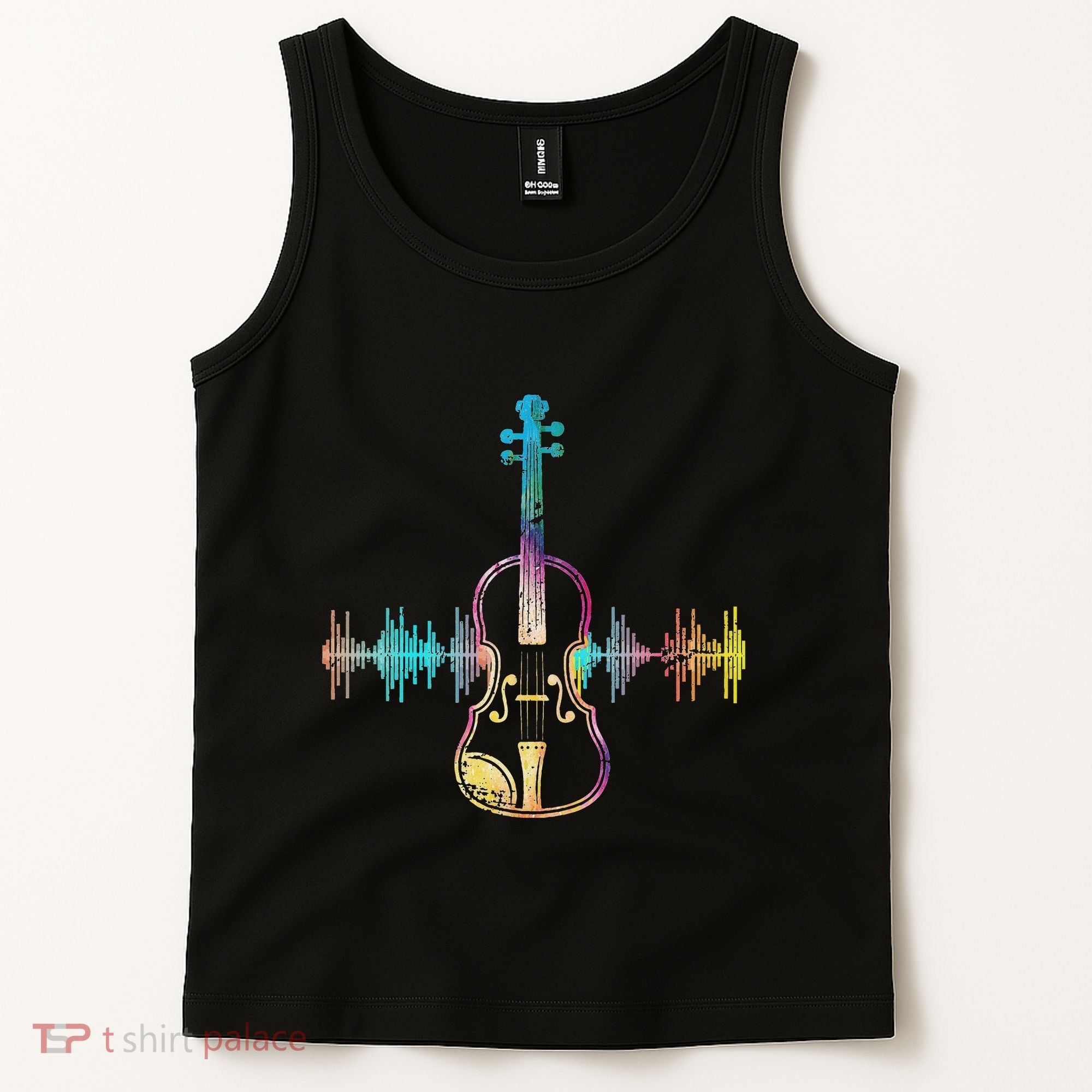 Music Notes Classical Musician Violin Player Gift Violin Tank Top