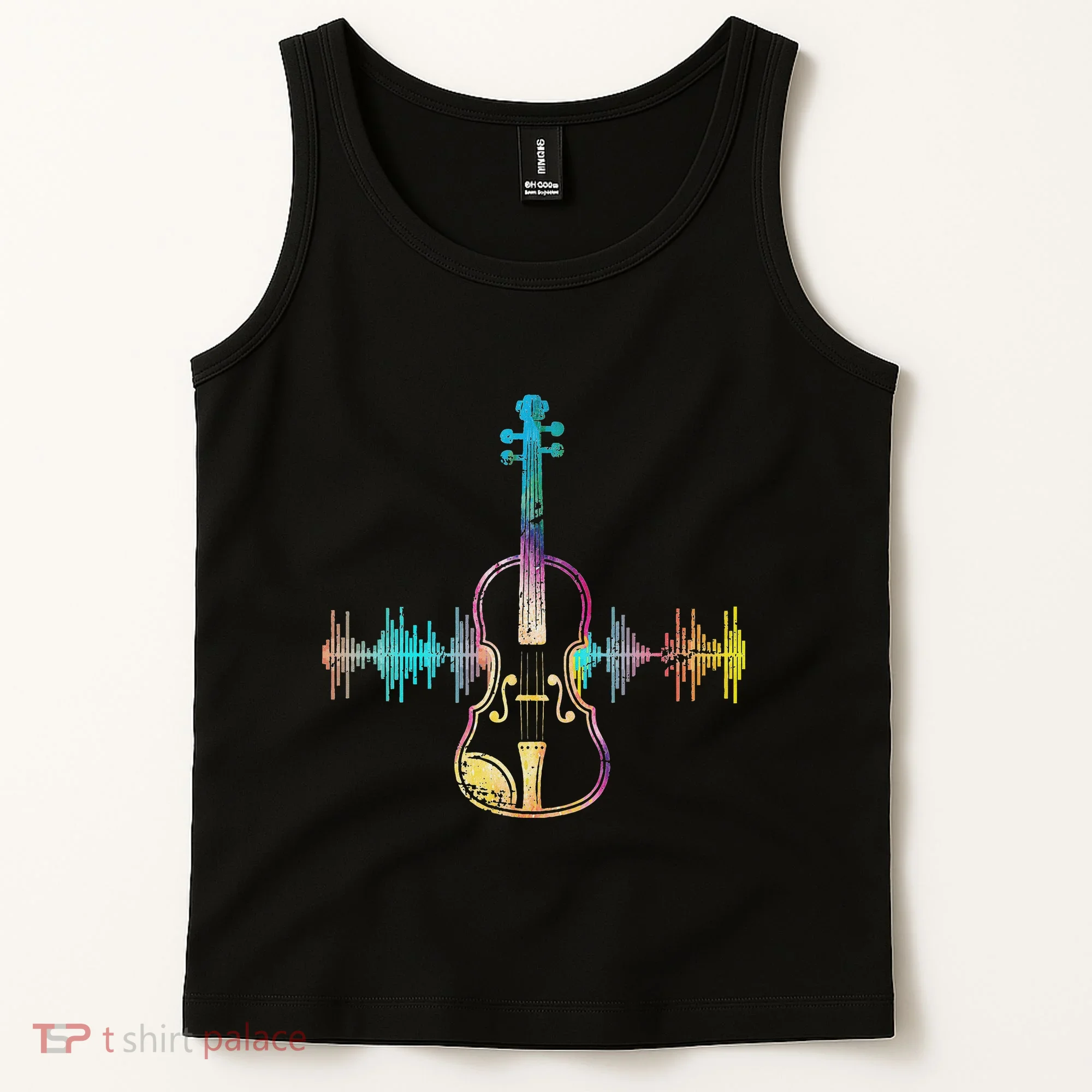 Music Notes Classical Musician Violin Player Gift Violin Tank Top