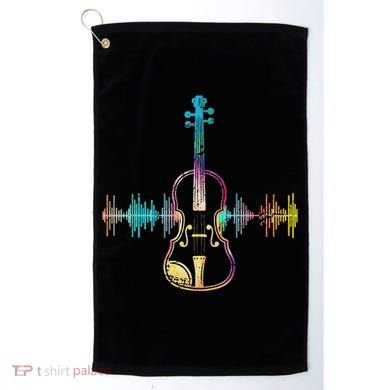 Music Notes Classical Musician Violin Player Gift Violin Golf Towel