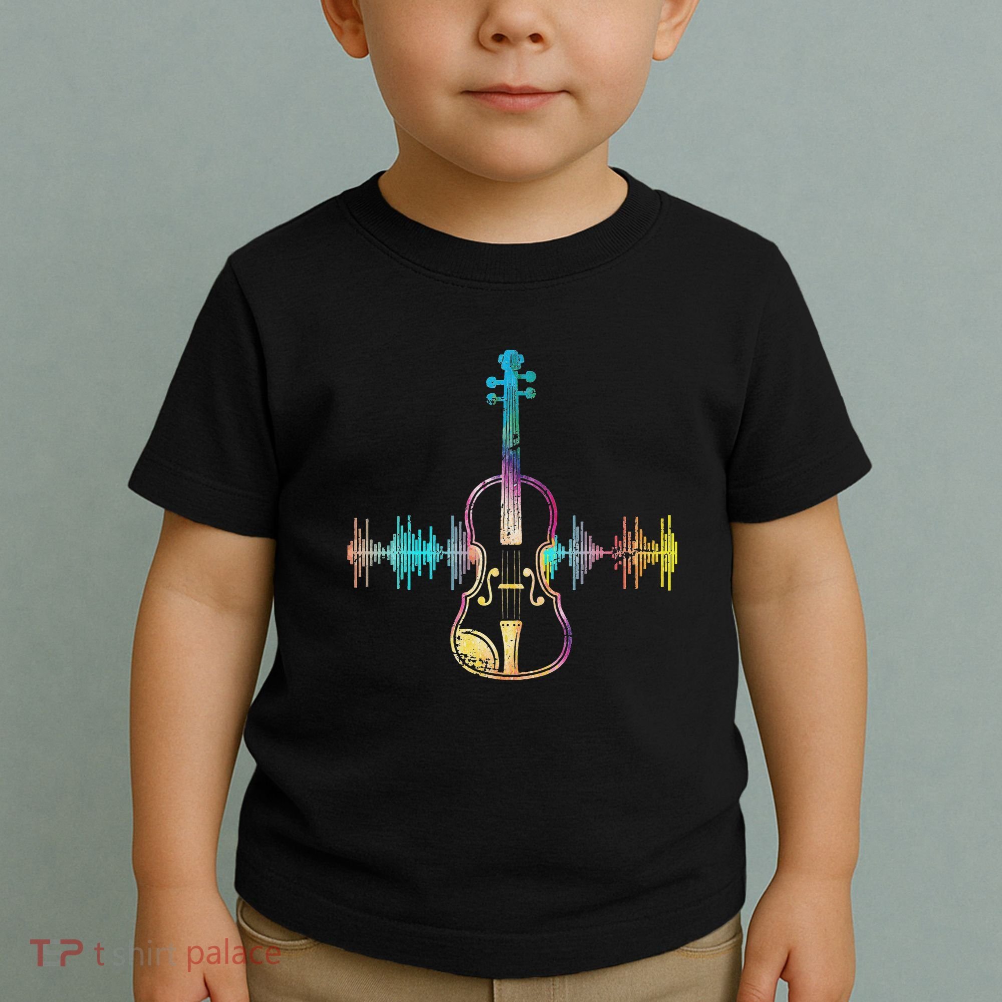 Music Notes Classical Musician Violin Player Gift Violin Toddler T-Shirt