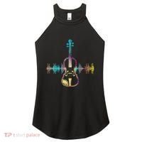 Music Notes Classical Musician Violin Player Gift Violin Women's Perfect Tri Rocker Tank thumb 0