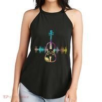 Music Notes Classical Musician Violin Player Gift Violin Women's Perfect Tri Rocker Tank thumb 2
