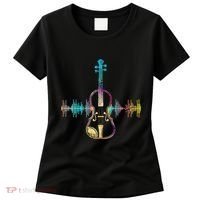 Music Notes Classical Musician Violin Player Gift Violin Women's T-Shirt thumb 0