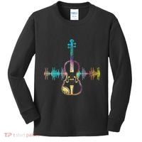 Music Notes Classical Musician Violin Player Gift Violin Kids Long Sleeve Shirt thumb 0