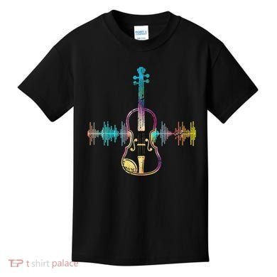 Music Notes Classical Musician Violin Player Gift Violin Kids T-Shirt