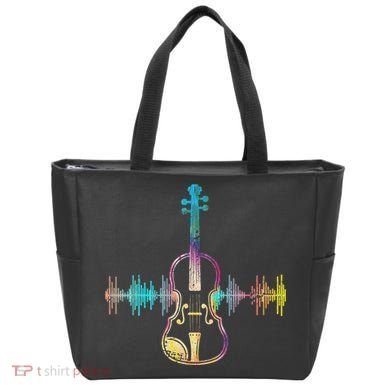 Music Notes Classical Musician Violin Player Gift Violin Tote Bag