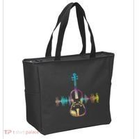 Music Notes Classical Musician Violin Player Gift Violin Tote Bag thumb 2