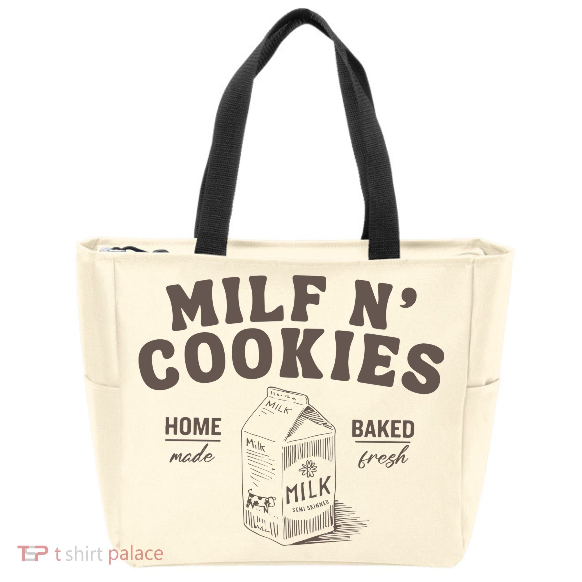 Milf N Cookies Stay At Home Tote Bag