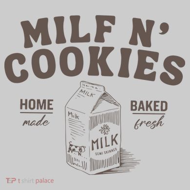 Milf N Cookies Stay At Home Tie-Dye T-Shirt