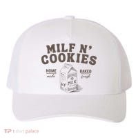 Milf N Cookies Stay At Home Yupoong Adult 5-Panel Trucker Hat thumb 0