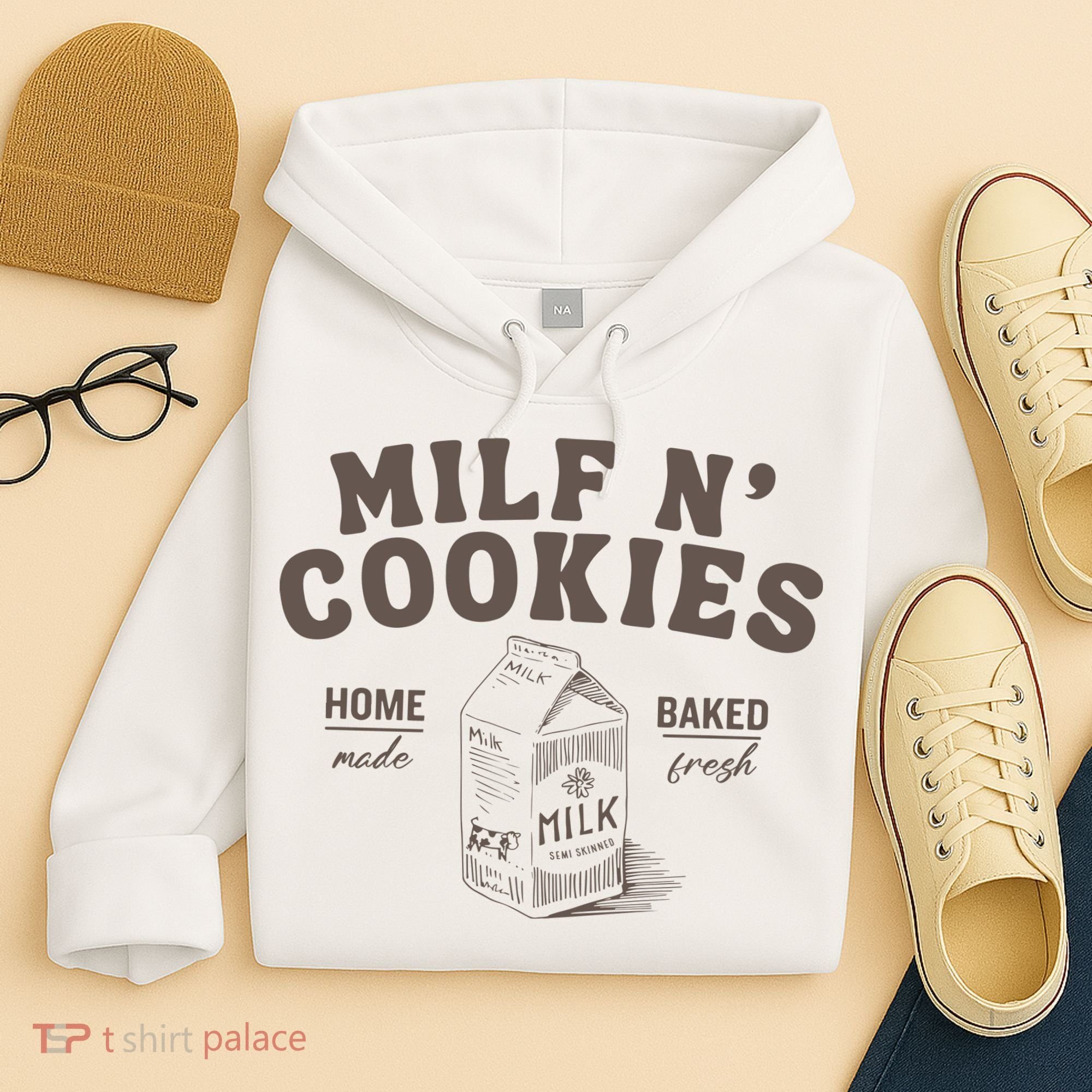 Milf N Cookies Stay At Home Hoodie