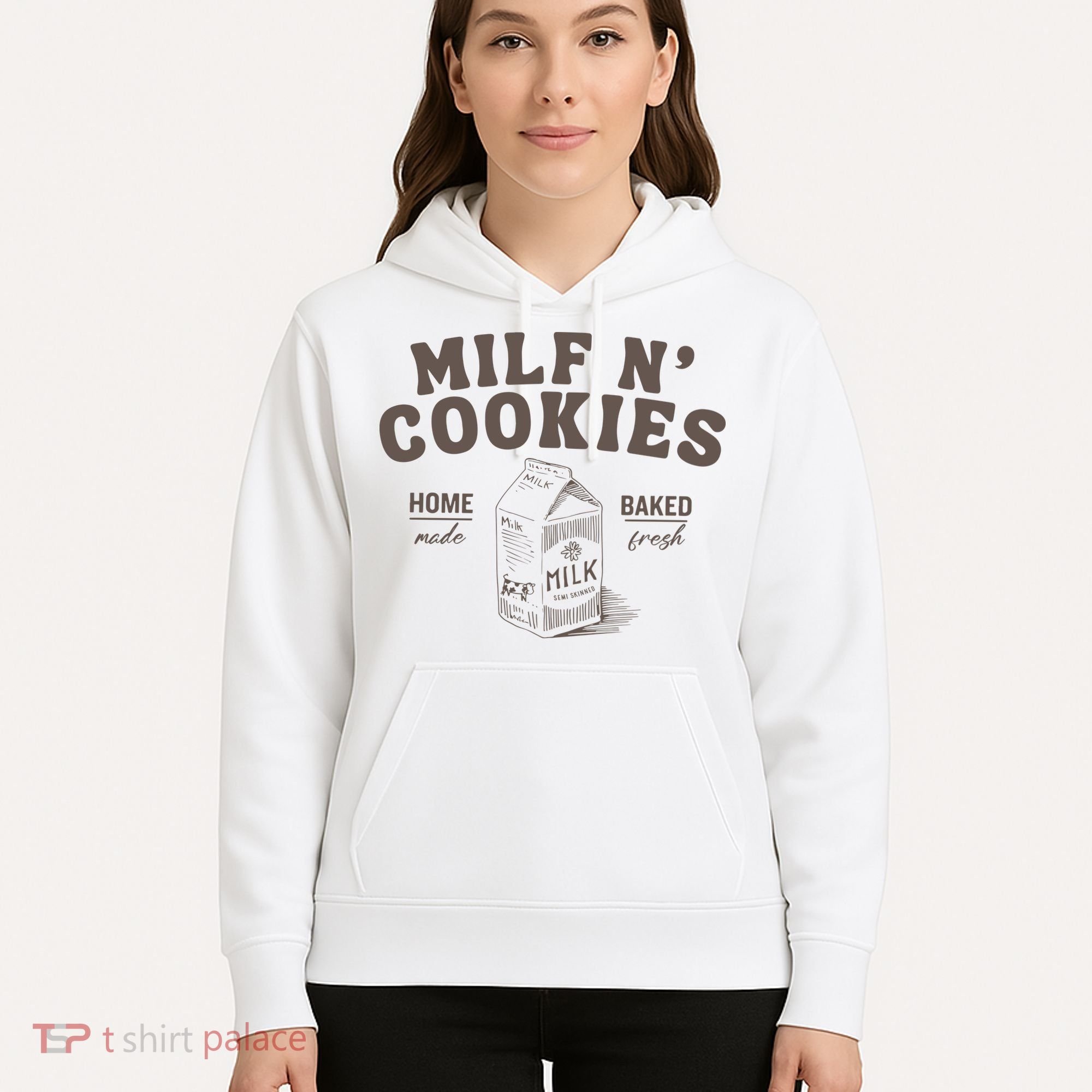 Milf N Cookies Stay At Home Hoodie