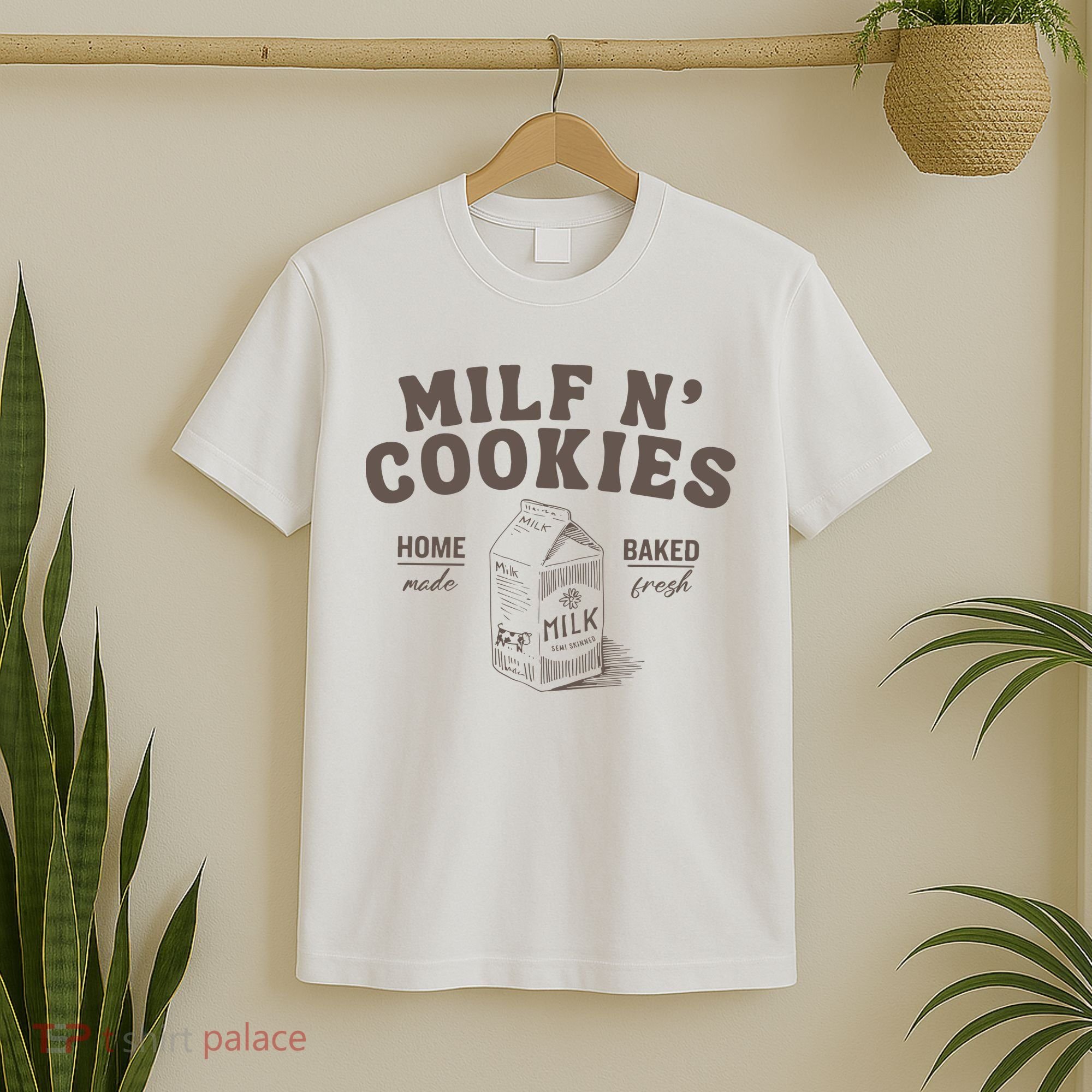 Milf N Cookies Stay At Home T-Shirt