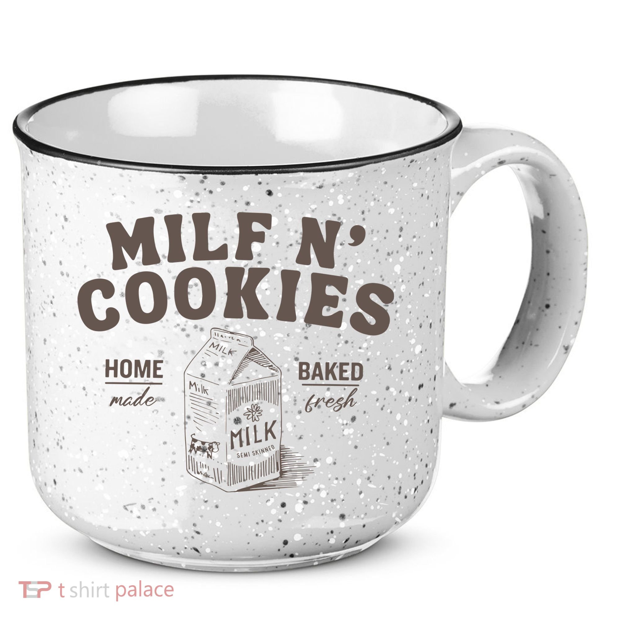 Milf N Cookies Stay At Home 15oz Campfire Ceramic Mug