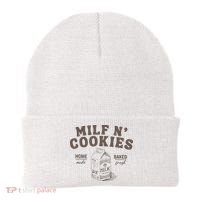 Milf N Cookies Stay At Home Beanie thumb 0