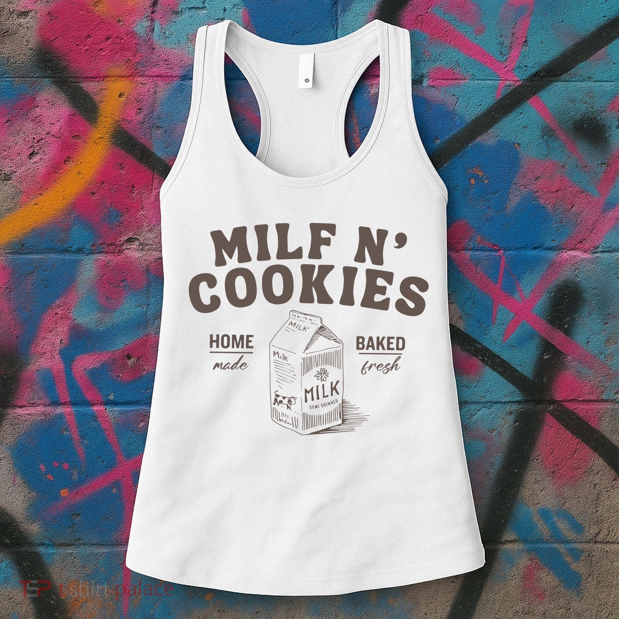 Milf N Cookies Stay At Home Women's Tank Top