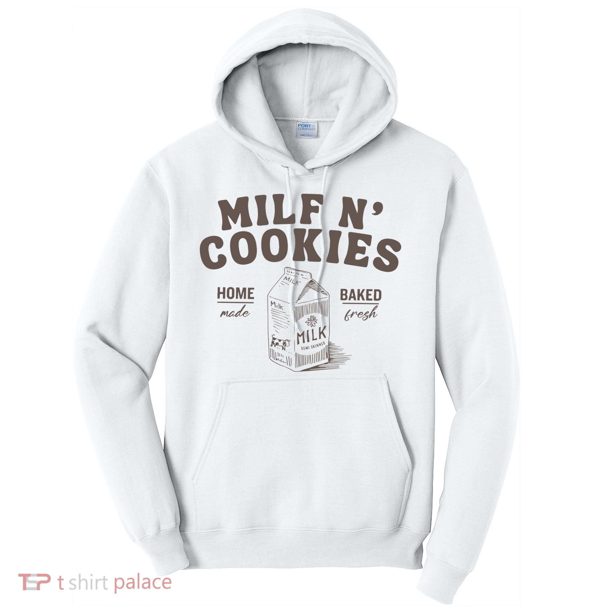 Milf N Cookies Stay At Home Tall Hoodie