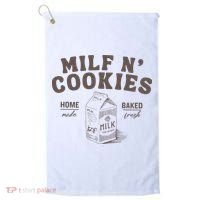 Milf N Cookies Stay At Home Golf Towel thumb 0