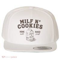 Milf N Cookies Stay At Home Wool Snapback Cap thumb 0