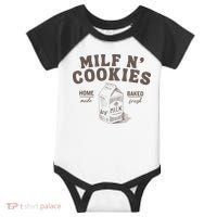 Milf N Cookies Stay At Home Infant Baby Jersey Bodysuit thumb 0