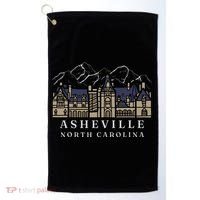 Mountains North Carolina Asheville Biltmore. Golf Towel thumb 0