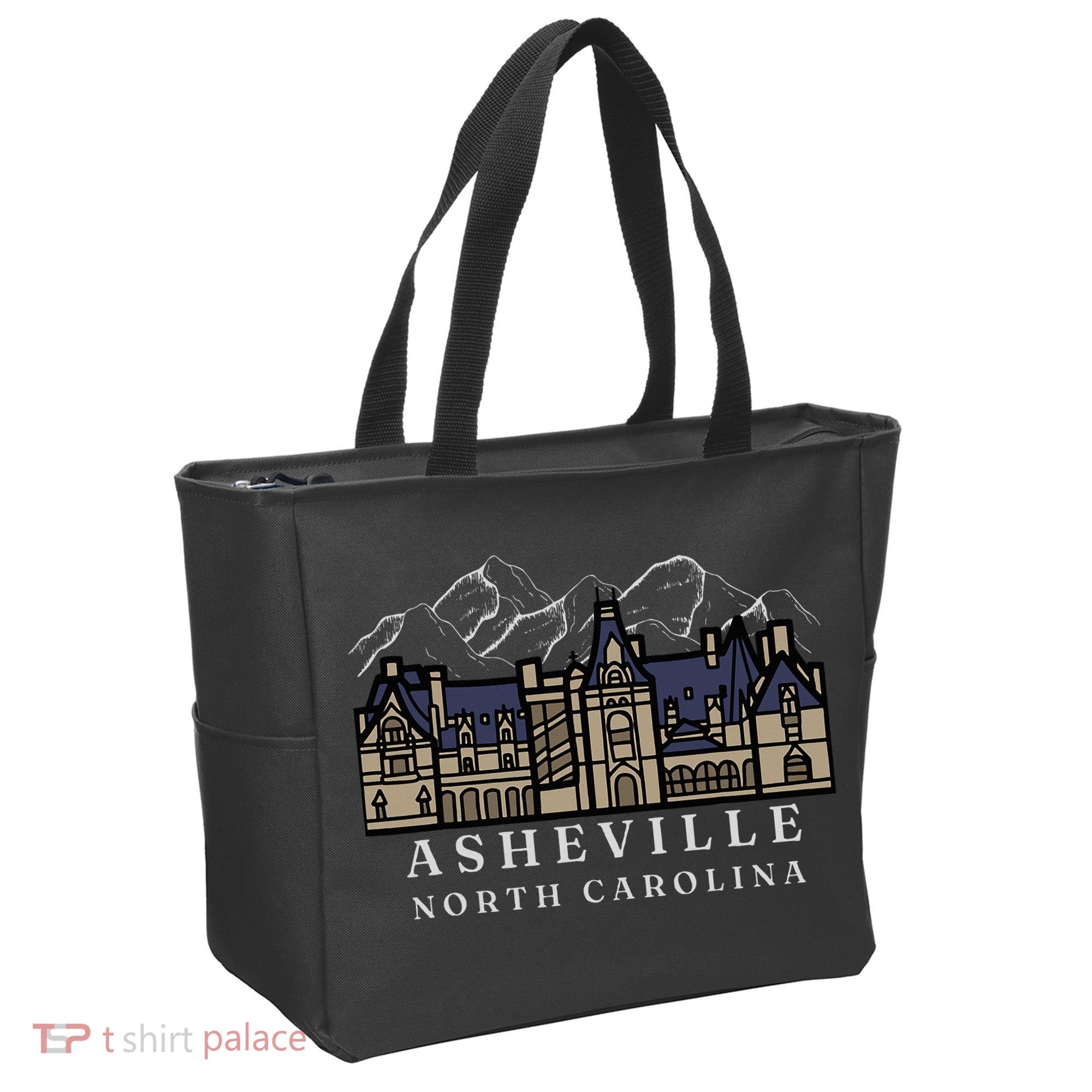 Mountains North Carolina Asheville Biltmore. Tote Bag