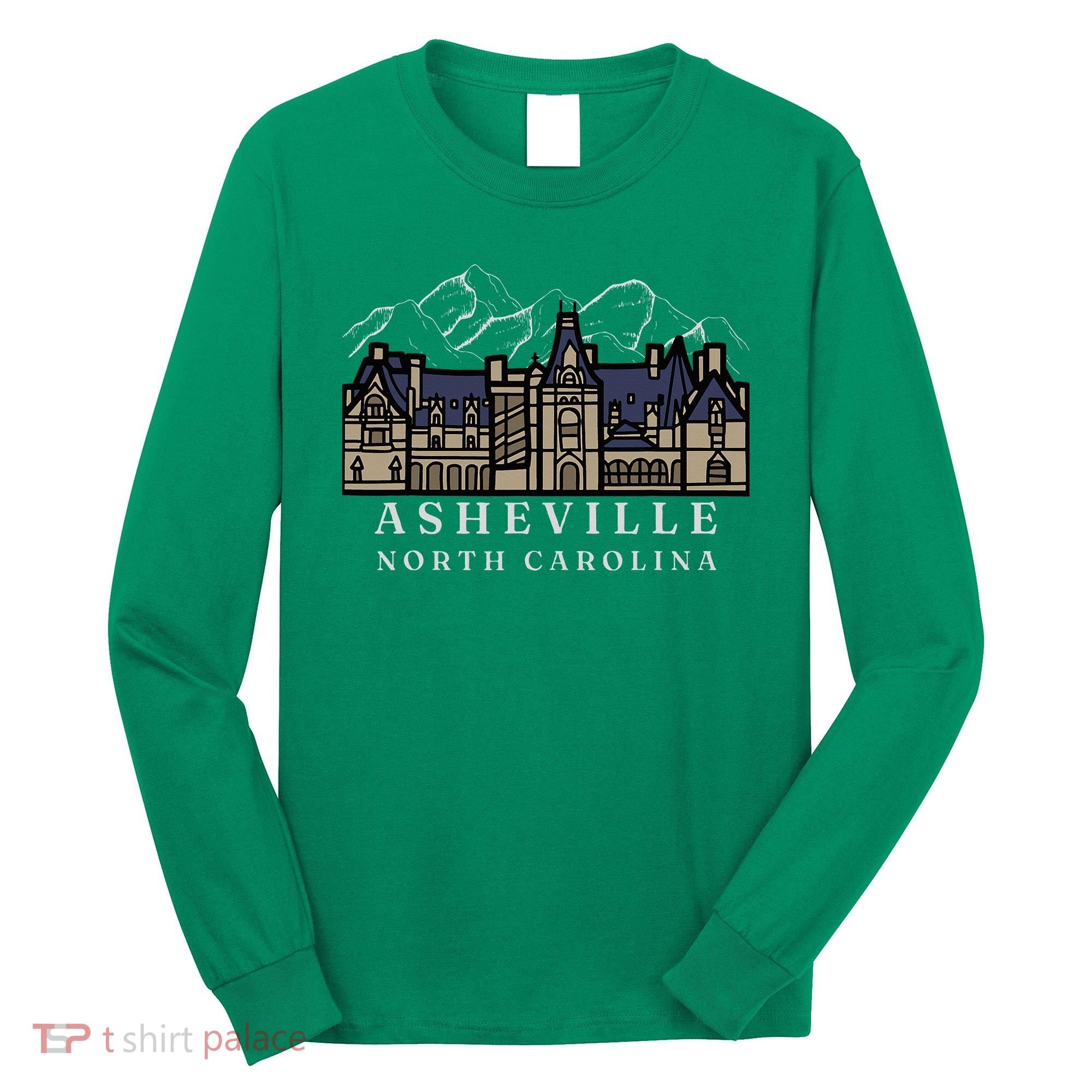 Mountains North Carolina Asheville Biltmore. Long Sleeve Shirt