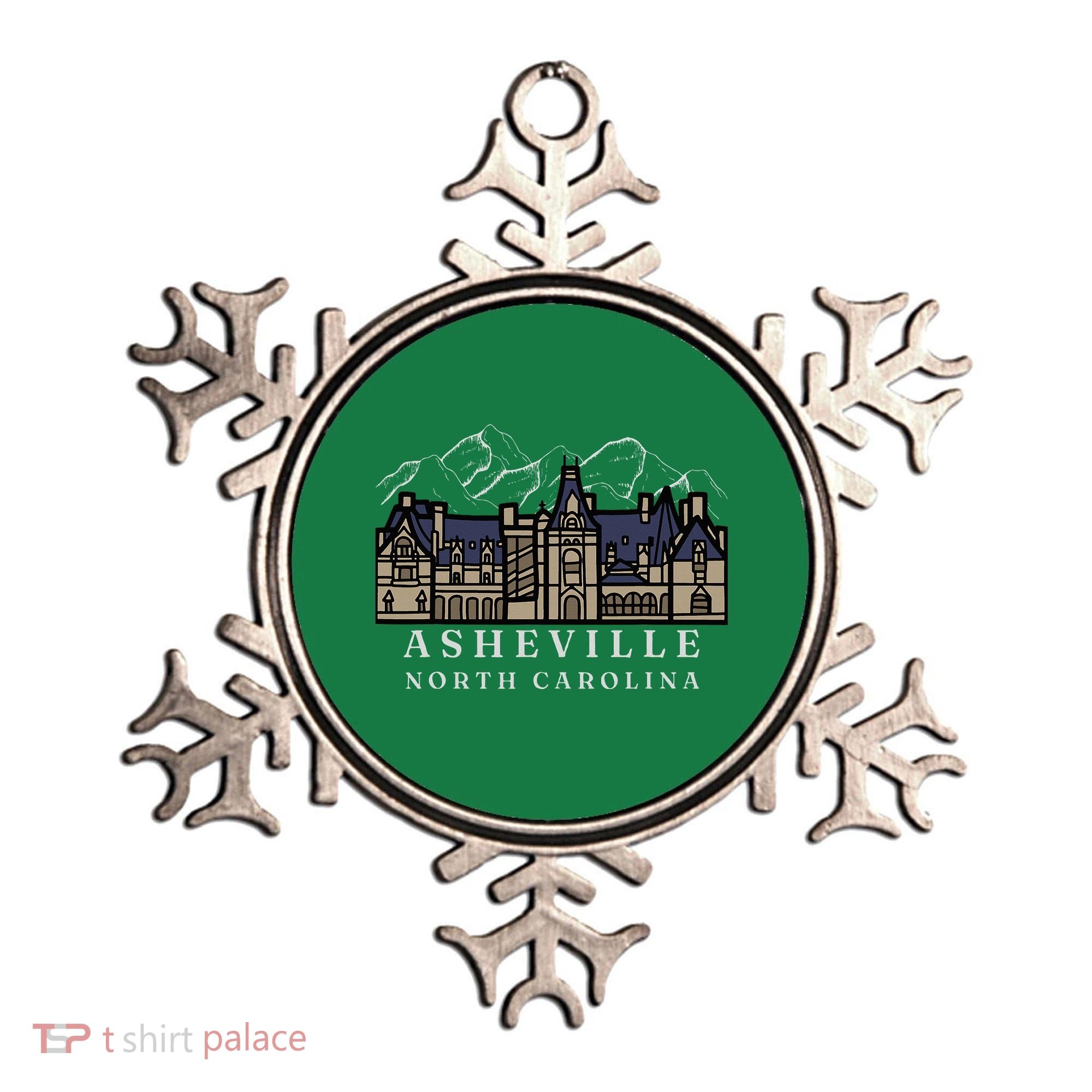 Mountains North Carolina Asheville Biltmore. Ornament