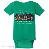 Mountains North Carolina Asheville Biltmore. Baby Bodysuit thumb 0