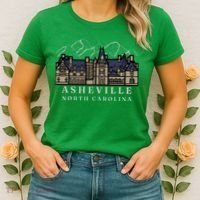 Mountains North Carolina Asheville Biltmore. Women's T-Shirt thumb 2
