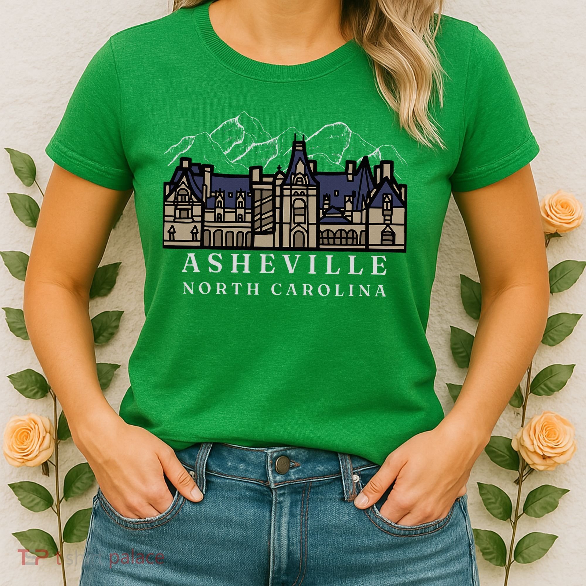 Mountains North Carolina Asheville Biltmore. Women's T-Shirt