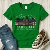 Mountains North Carolina Asheville Biltmore. Women's T-Shirt thumb 3