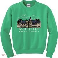 Mountains North Carolina Asheville Biltmore. Kids Sweatshirt thumb 0