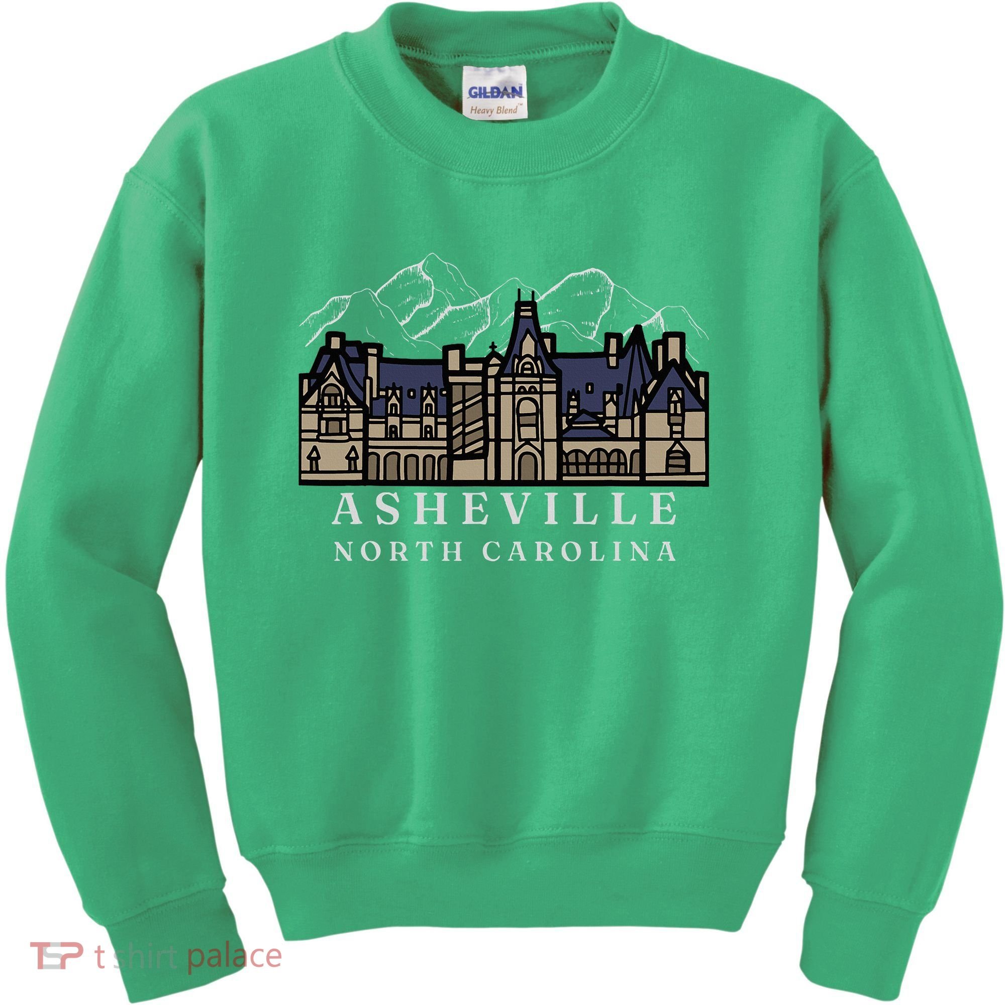 Mountains North Carolina Asheville Biltmore. Kids Sweatshirt