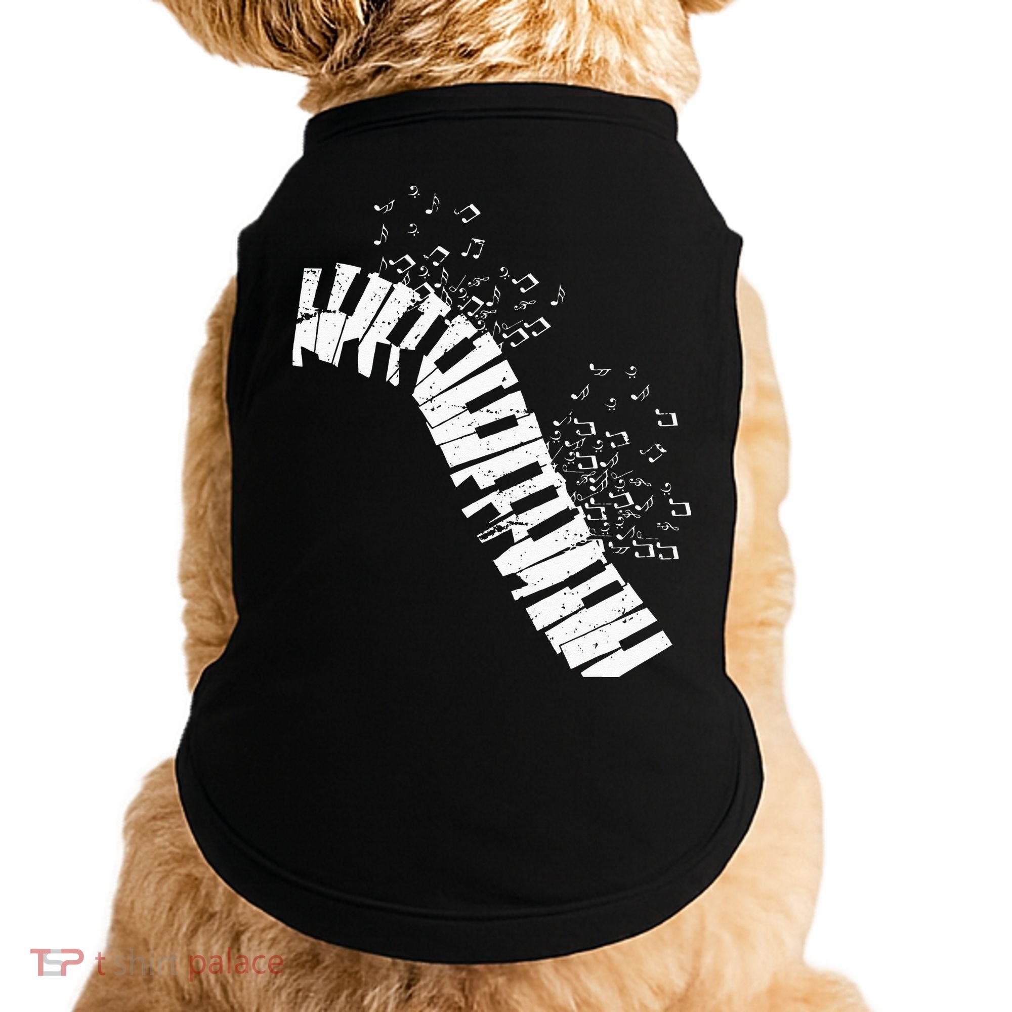Music Notes Classical Music Instrument Piano Doggie Tank